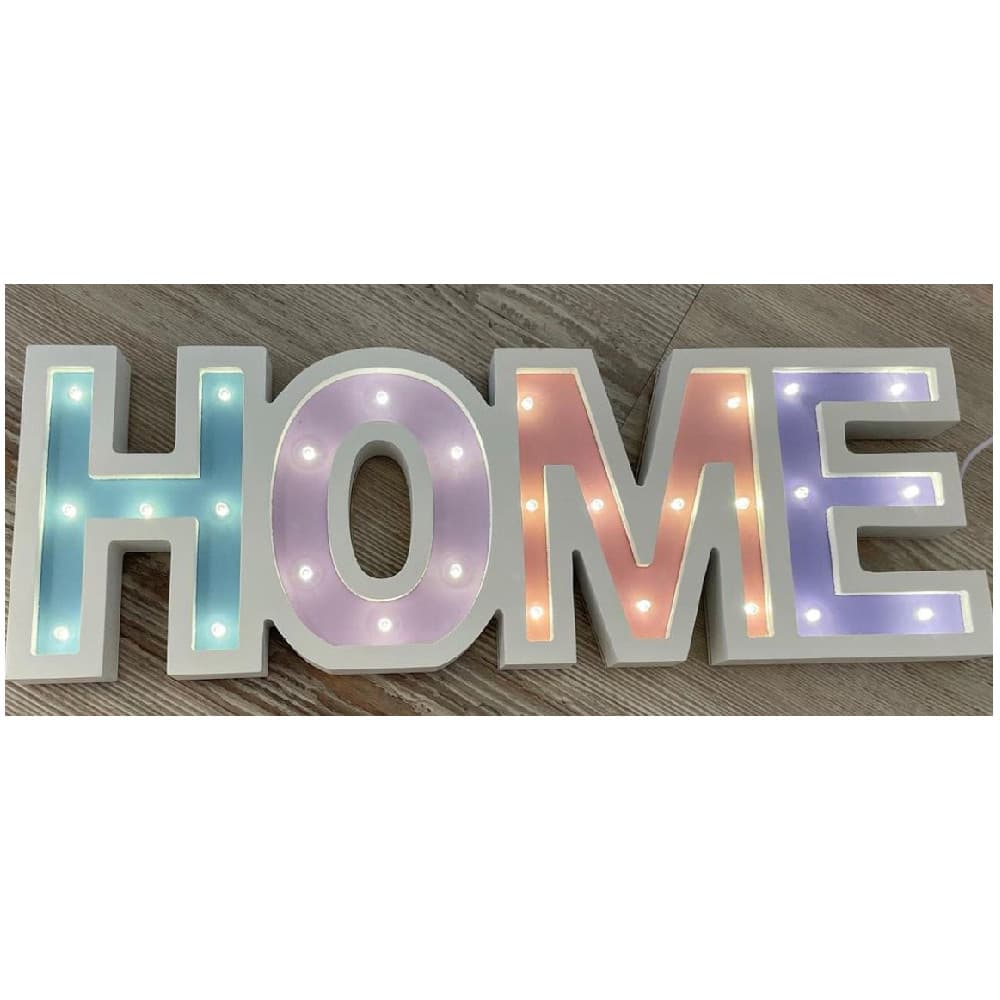 HOME ýazgyly tokda işleýän çyra