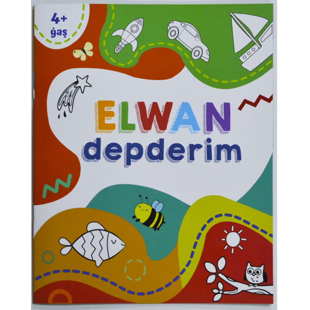 Elwan depderim . Reňkleme kitaby 4+ ýaş